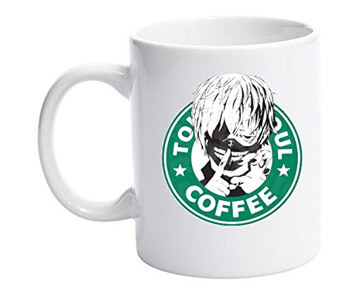 Tokyo Ghoul Starbucks parody Anime Coffee 11oz Mug LBS4ALL ÃÂ® by LBS4ALL