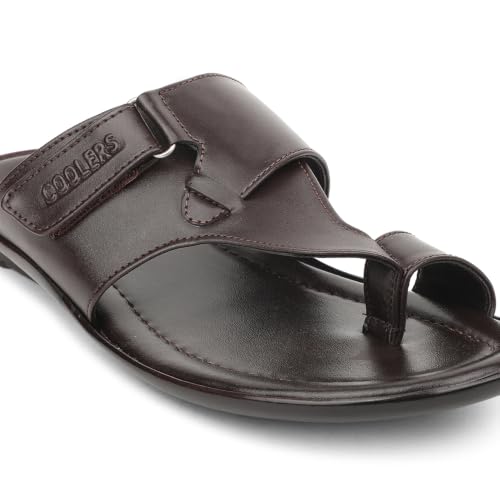 Image of Liberty Coolers ORTIZ-30 Casual Slippers for Men With PU Upper - Comfortable & Lightweight |& Trendy Design | Stylish Footwear, Cushioned Footbed