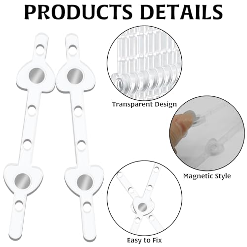 Image of 15Pairs Boutonniere Pins Floral Boutonniere Magnets Decorations, Transparent Corsage Pins Brooches Decors Magnetic Boutonniere Clips, Boutonniere Magnets Supplies for Wedding Bride Groomsmen Decors