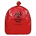 RESILIA Biohazard Bags - Hazardous Waste Disposal, Meets DOT ASTM Standards for Hospital Use, OSHA Approved, Red, 33 Gallon, 29