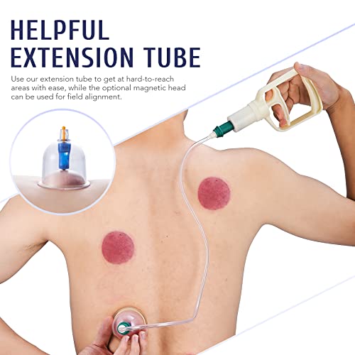 Vonoya 12Pc Cupping Therapy Set, Pump And B2-B7 Suction Cups, Chinese Massage Tool Kit For Tcm Acupoint Therapy Lymphatic Drainage Neck And Back Pain Relief Black #TOP3