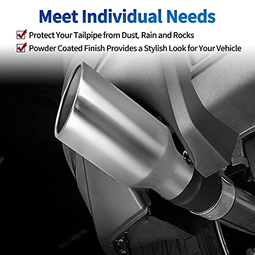 AUTOSAVER88 Polished Stainless Steel Diesel Exhaust Tip #TOP17