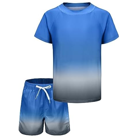 Boys Two Piece Swimming Costume Set Cover