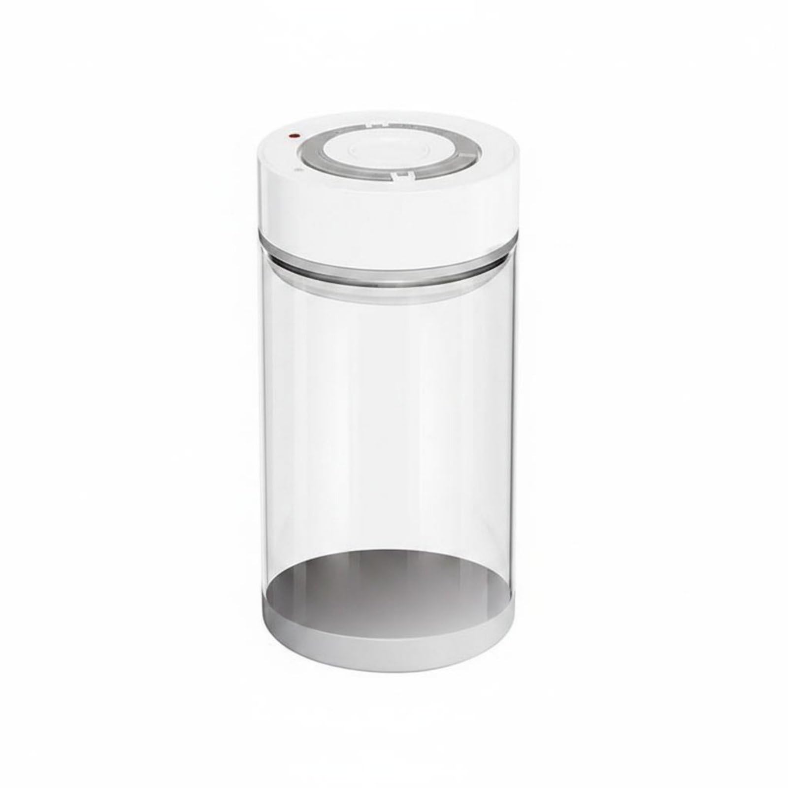 Milageto Vacuum Vorratsbehälter Kaffee Vorratsglas Vorratsdose Frischhaltedose Vakuumbehälter mit USB Aufladung Und Instant Versiegelung Glas Edelstahl Inhalt, 950ML
