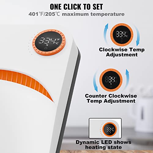 Image of VEVOR Heat Press Machine,10x12inches Portable Shirt Printing Multifunctional Sublimation Transfer Heat Press Machine