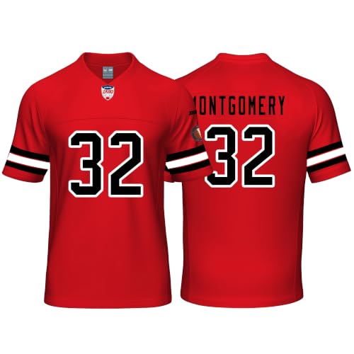 David Montgomery Jersey Houston Mens Football Red Stitched
