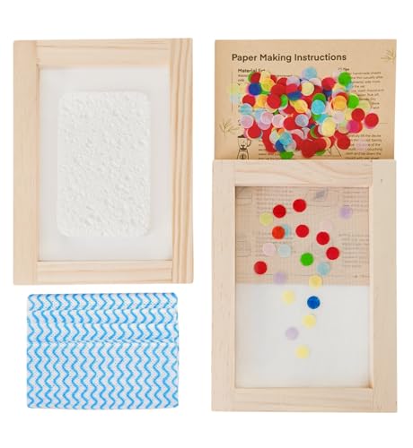 A6 Paper Making Screen Kit with Wood Mould