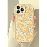 MOSNOVO Cover per iPhone 13 Pro Max - Custodia Trasparente Sottile Antiurto in TPU+PC per Telefono [Protezione Caduta da 6,6 Piedi/Anti-Peel] - Fiore Grintoso