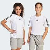 adidas Unisex - Bambini e Ragazzi Essentials 3 Stripes T-Shirt, 13-14 Years