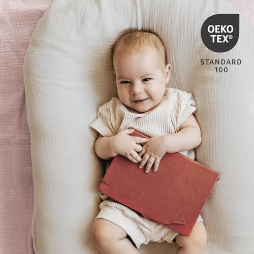 GLLQUEN BABY Baby Blankets for Newborn Soft 2 Pack, Muslin Cotton Baby Boy or Girl Blanket 95x100cm - Image 4