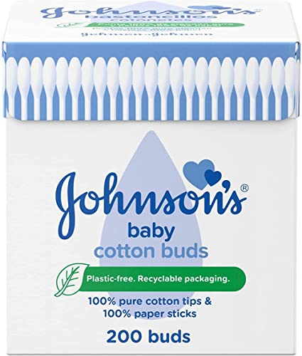 Three Packs of Johnsons Cotton Buds 200 Buds [Personal Care]