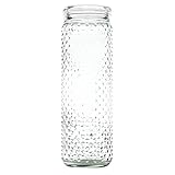 Hobnail Glass Jar Clear - 4'Dia x 10'H