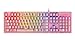 Produktbild Razer Huntsman Quartz (Purple Switch) - Gaming Tastatur mit opto-mechanischen Schaltern (Tastenstabilisator, Hybrid-Speicher, RGB Chroma) QWERTY | US-Layout, Pink