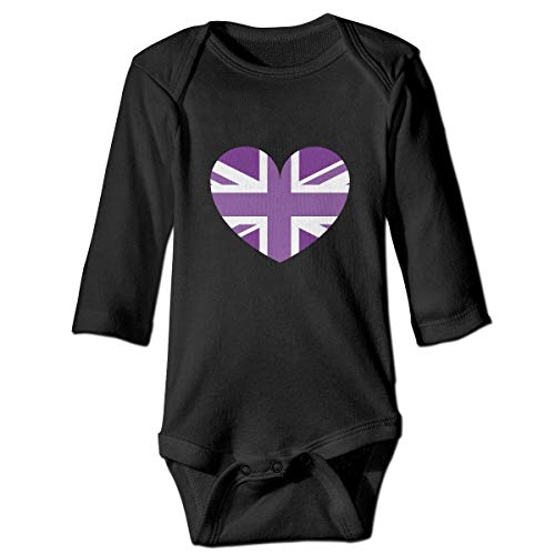 Preisvergleich Produktbild Klotr Babyspielanzug, Purple UK Unisex Langarm Baumwolle Body Spielanzug Strampler Kleidung