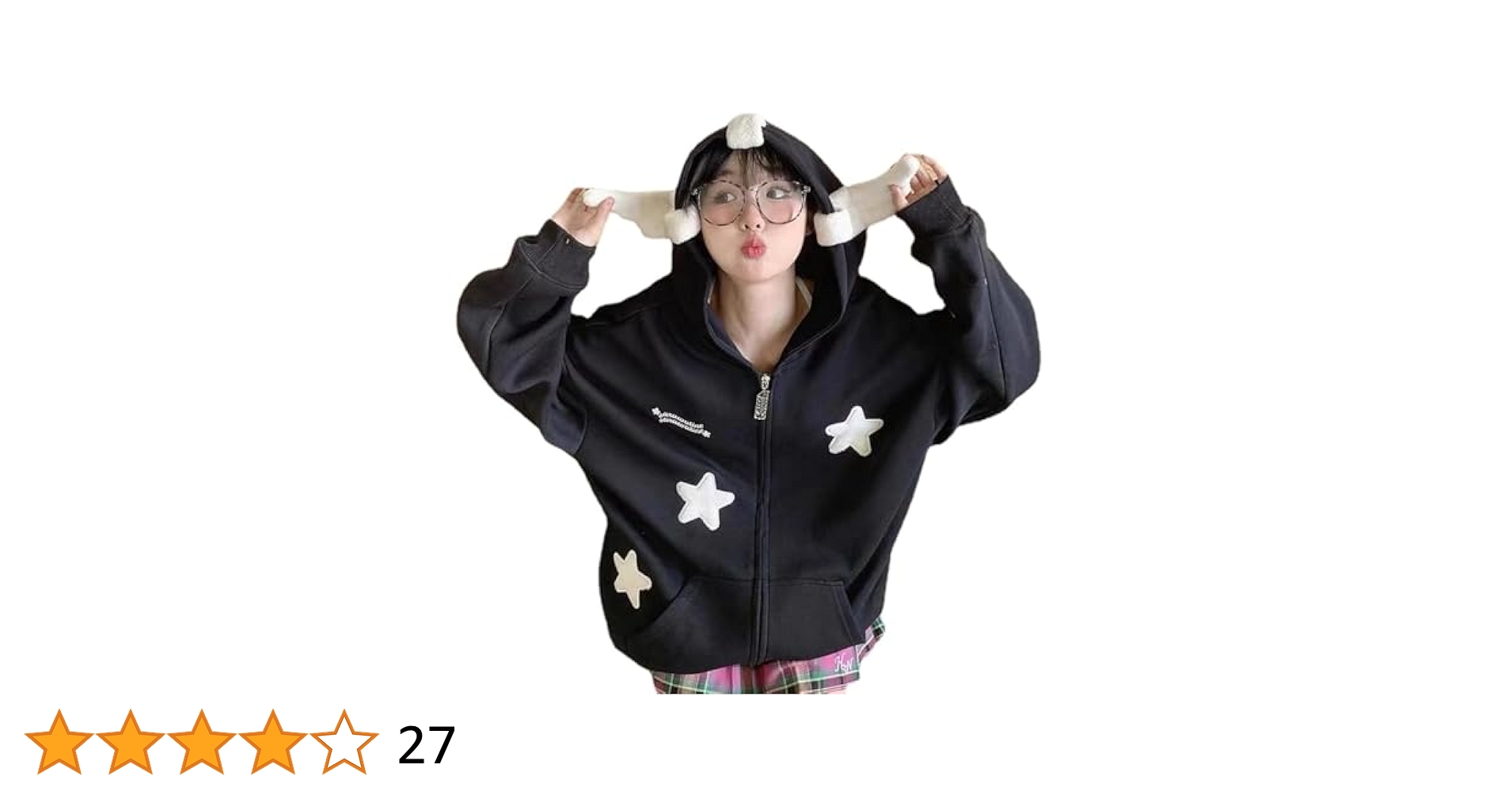 ♡♡machi♡♡ grhaat Kawaii Anime Zipper Hoodies Y2k Harajuku Star Meteor