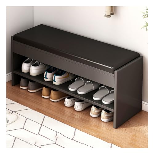 Banc à chaussures avec coussin confortable pour aménager le salon