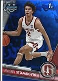 2023-24 Bowman University Chrome Sapphire #73 Andrej Stojakovic Stanford Cardinal Basketball Card - Sportscard Superstore