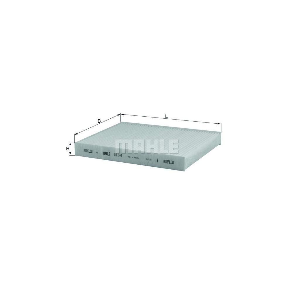 MAHLE LA 144 Interior Cabin Air Filter - Pollen Filter - Car
