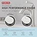 Delta Modern 14 Series Square Rain Shower System Faucet Set, Rainfall Brushed Nickel Shower Head and Handle Set, Valve Trim Kit, 10 Inch, Spotshield Stainless 342701-SP