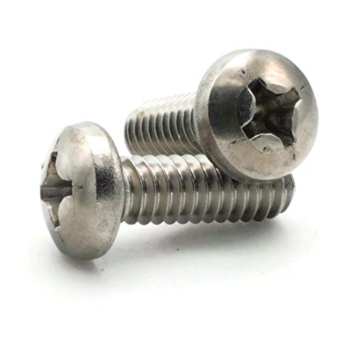 Raw Products Corp #10-24 Phillips Pan Head Machine Screw 316 Stainless Steel #10-24 X 1 Qty 25 thumb #1
