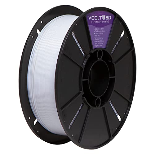 Filamento PETG Branco Dental Premium 1kg - 1.75Mm Voolt 3D Para I...