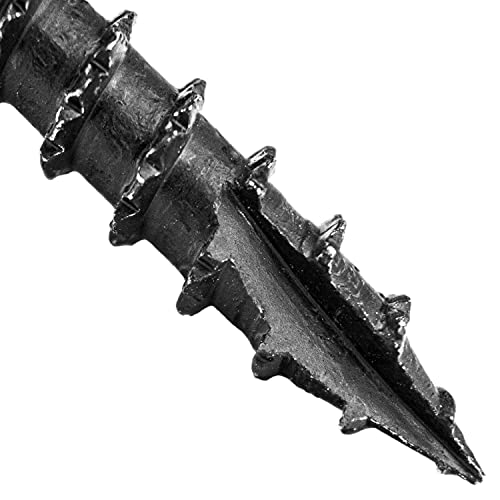 Jake Sales 15X3Inches Black Wafer Head Structural Lag Screws. Used For Log Construction, Timber Framing, Laminated Beams And Pole Barns Among Other Uses. T-30 Torx/Star Drive (~50 Count) #TOP3