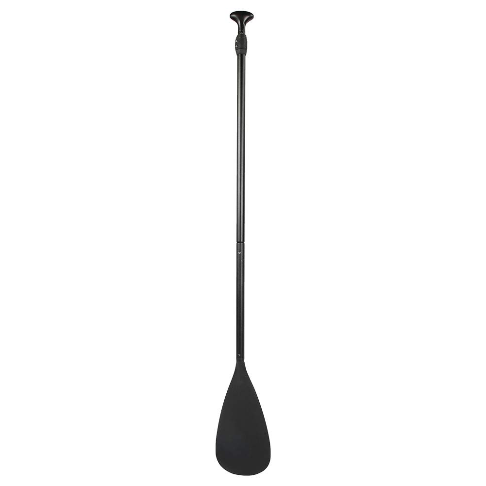 Keenso Pagaie, pagaie Extensible Noire Amovible, Planche à pagaie Stand Up Rame, Type T antidérapant, pour Kayak de Bateau de Surf