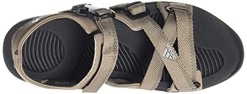 Image of Adidas Men NU GLADI M Synthetic Outdoor Sandal CBLACK /DOVGRY /BLIBLU | HPW45