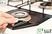 FitFabHome 6 Pack Heavy Duty Gas Burner Stovetop Range Liner Protectors - Keep Your Stove Clean