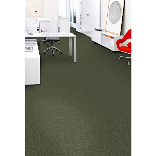 Image of Mohawk Advance 8 inch x 8 inch Carpet Tile Sample with Colorstrand Nylon Fiber in Wooden Green
