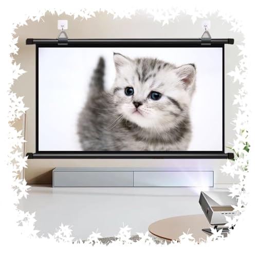 Pantalla de proyección manual 72 pulgadas 16:9 miniatura 1
