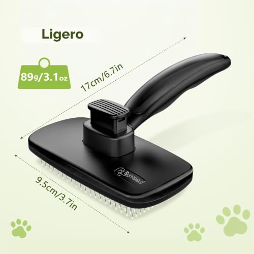 Miniatura 7 de Pecute Cepillo Para Gatos Y Perros Pelo Corto Y Largo, Peine Para Mascotas Quitapelo Con Perlas Adhesivas En Las Puntas Para Una Muda Cómoda Mascotas Accesorios
