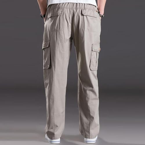 Big and Tall Parachute Cargo Pants for Men Stretch Lightweight Hiking Work Pants with Multi Pockets3