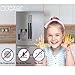 OUGAR8 Refrigerator Door Handle Covers,Waterproof &Oilproof,Keep Your Kitchen Appliance Clean from Smudges, Fingertips, Stains,Handle Protector for Oven Stove Dishwasher (Black, 2pcs_15.74