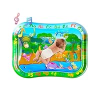 XXL Wassermatte Baby 95x76cm - BPA Frei Spielmatte Für Bauchzeit Ab 3 Monaten