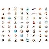 100Pcs Otter Stickers for Water Bottle - Sea Otter Gifts, Party Supplies & Party Decorations - Gift for Women & Men #2