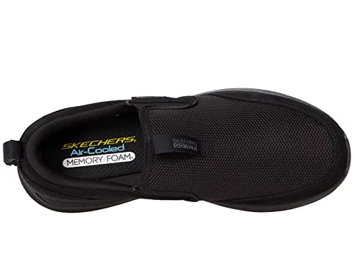 Image of Skechers Men Pull On Hiking Shoe | Air-Cooled Memory Foam Insole, Ultra Go Cushioning, Water Repellent, Goodyear Rubber Outsole
