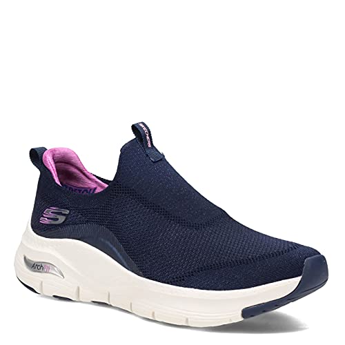 Image of Skechers Women's Arch FIT Sneaker, Nvpr, 4 UK