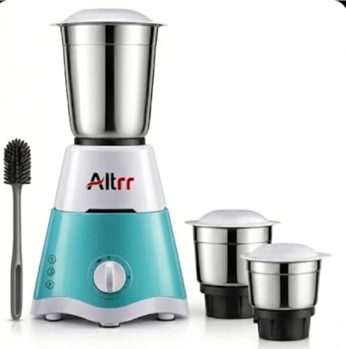 Image of 750W Mixer Grinder with Stainless Steel Jar | High Power Turbo Motor | 3 Speed Control | ABS Body | Compact & Durable Kitchen Mixer (890 watt nutri with 1 jars)