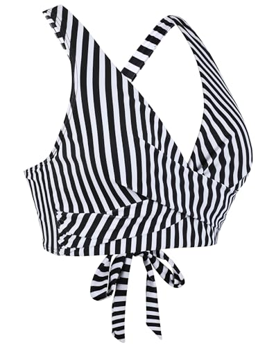 Haut de bikini à armatures et push-up croisé galbant