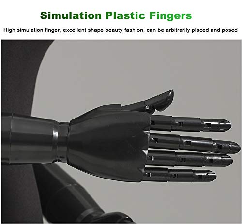 Amazon.co.jp: ブラックドレスフォーム女性マネキントルソー、金属製