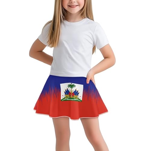 Girls' Sport Skirts 2-in-1 Tennis Running Skorts with Built-in Shorts Quickly Dry and Breathable