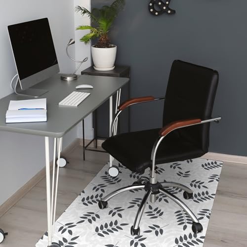 Tapis de chaise rectangulaire 120x90 protège-sol imperméable