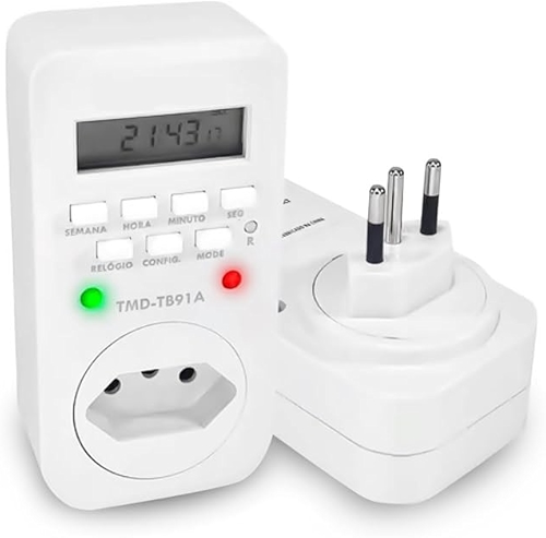 Aparelho Timer Temporizador Digital Bivolt Automático Com Visor LCD