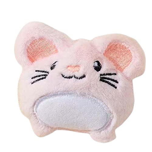ポータブル猫のキャットニップのおもちゃ、運動を促進する小動物の咬傷に強い枕の人形、子猫を蹴る面白い屋内猫の噛むおもちゃ, 10x9.5cm ラット