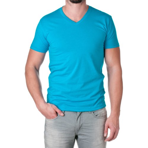 Next Level Men's CVC V M TURQUOISE