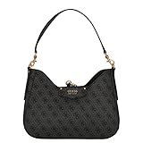 mcm tasche herren Karabinerverschluss Guess Damen Hobo eco Brenton 4g, Coal Logo