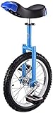 Adult Balance Unicycle, Stage Performance Unicycle, Adjustable seat, Suitable for Street Riding(16 Inch Wheel)