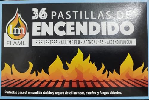 Pack Pastillas Encendido Chimenea Prender Fuego en chimeneas, barbacoas, hornos de leña, carbón, etc. - Enciende Fuegos fácil y rápido Thayba (1)