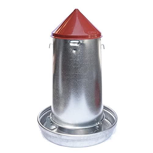 VADIGRAN - Silo d'alimentation galvanisé contenance 14 litres ø 33 cm pour volailles